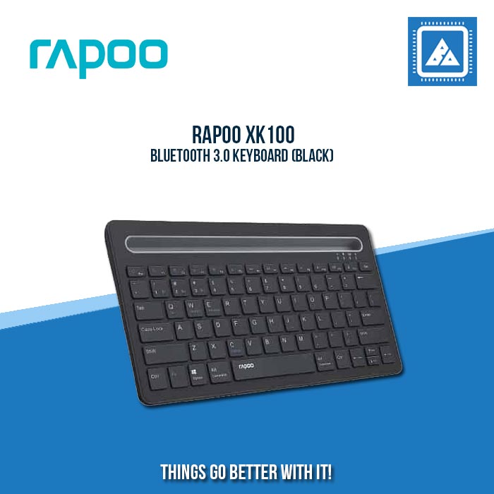 RAPOO XK100 BLUETOOTH 3.0 KEYBOARD (BLACK) RAPOO XK100 BLUETOOTH 3.0 KEYBOARD (BLACK)